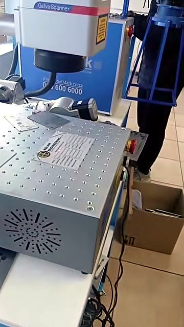 Galvo Scanner head over ADLAM plate mid-mark (SKU ask)