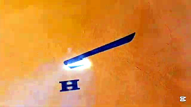UV mark in progress on orange leather (SKU ask)
