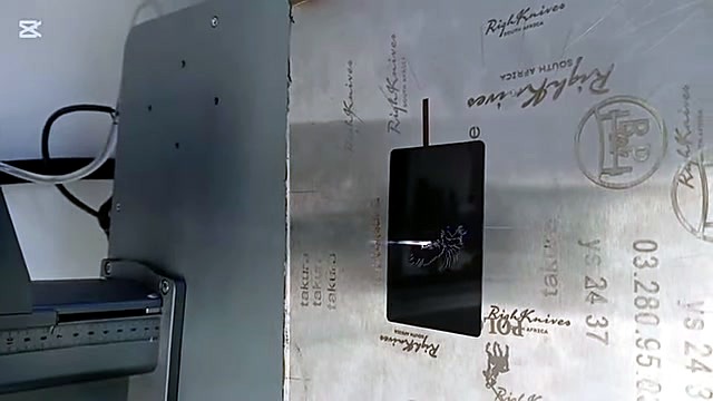 Dark galvo column head over marker bed (SKU ask)