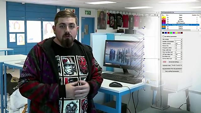 Desktop UV galvo + presenter (SKU ask)