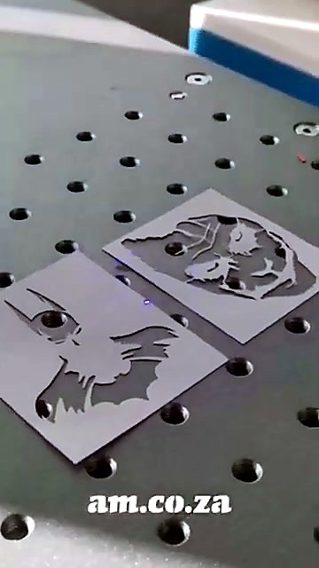 Intricate cutouts on perforated metal bed (SKU ask)