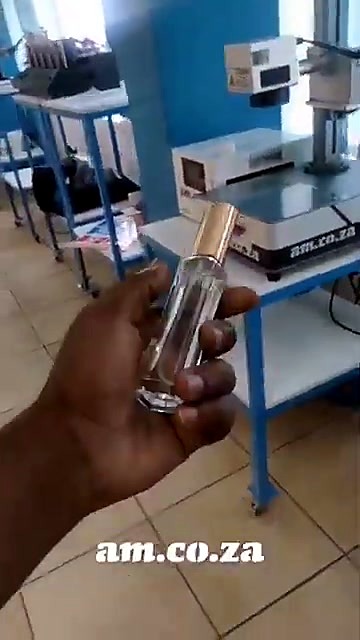 CLEAR am.co.za UV desktop + perfume hold (SKU ask)