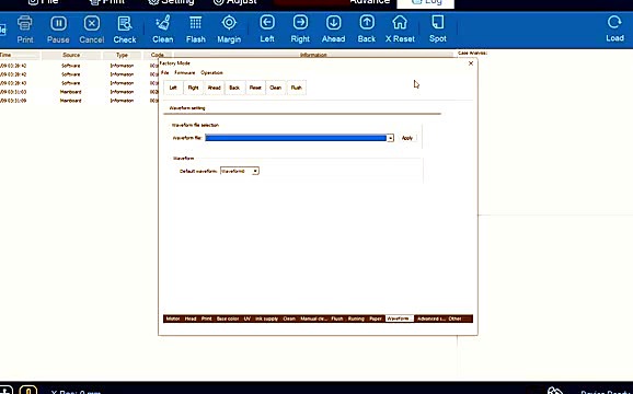 PrintExp ready after waveform import and reboot