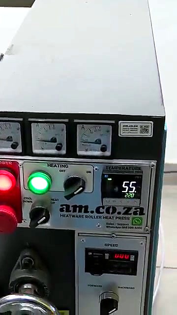 Heatware roller panel as three-phase load context (SKU ask)