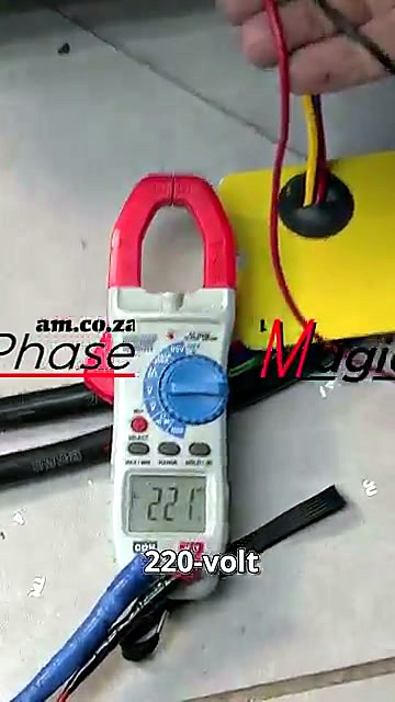 Clamp meter ~221V single-phase input observe (SKU ask)
