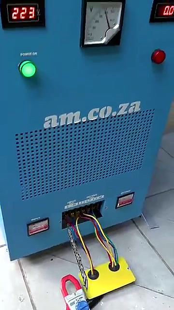 PhaseMagic blue cabinet 223V + L1L2L3 terminals (SKU ask)