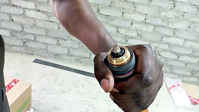 Open torch tip internals after shield removed (SKU ask)