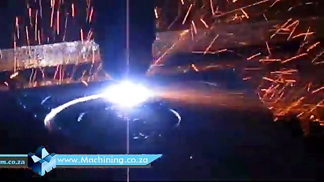 Plasma torch spark spray mid concentric cut (SKU ask)