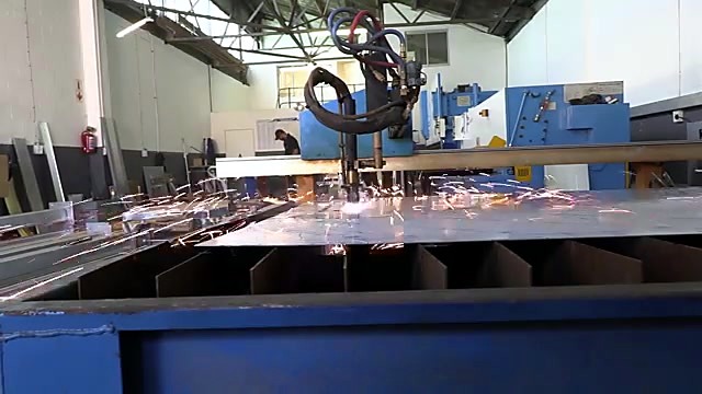 Wide shot stainless hole grid on slat bed (SKU ask)