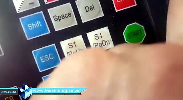 Keypad finger on green START (SKU ask)