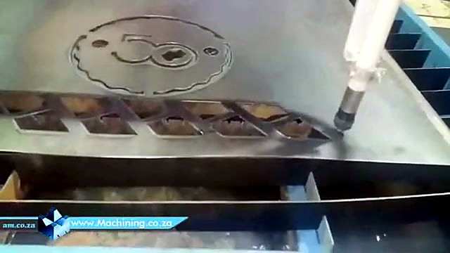 Diamond/lattice grille pattern cut on steel sheet (SKU ask)