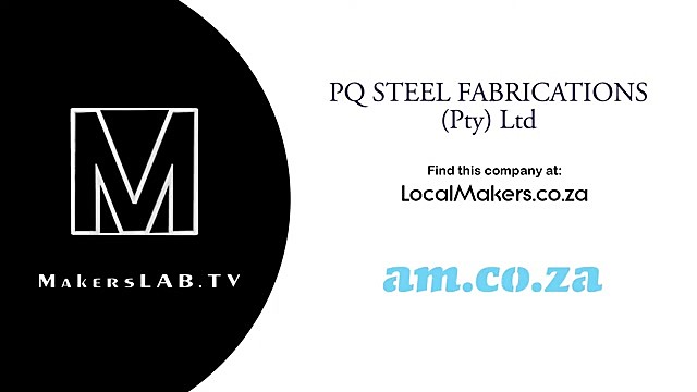 PQ Steel Fabrications + MAKERSLAB + am.co.za end branding (SKU ask)