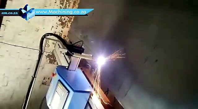 Blue plasma carriage sparking cut (SKU ask)