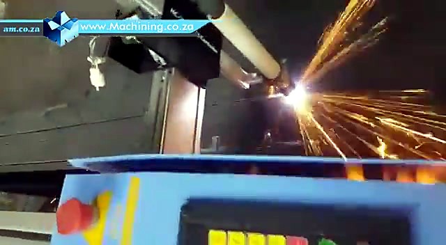 Plasma torch tip molten spray close (SKU ask)
