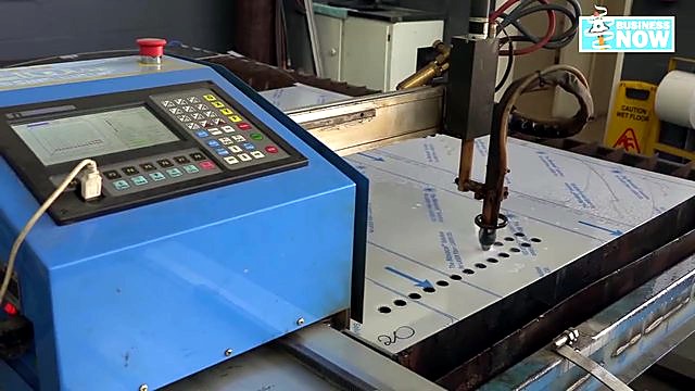 Gantry bridge over stainless with circular cut holes (SKU ask)