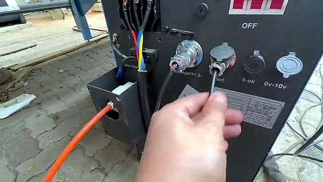Plasma power-unit rear Start cable + Gas Input (SKU ask)