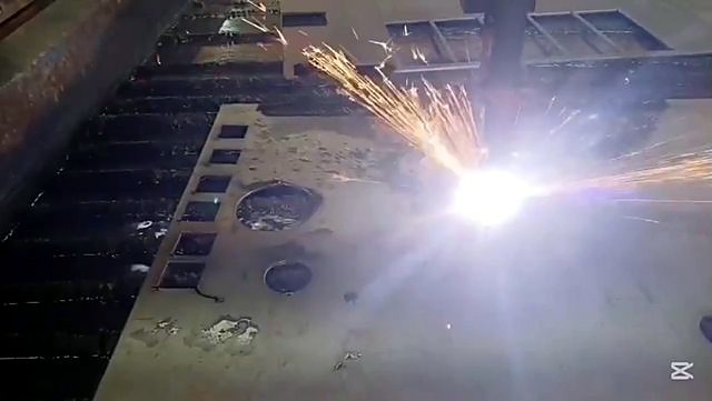 Bright plasma spark spray; pre-cut squares/circles in plate (SKU ask)