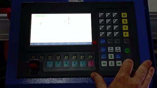 CNC keypad + LCD cutting-path preview (SKU ask)