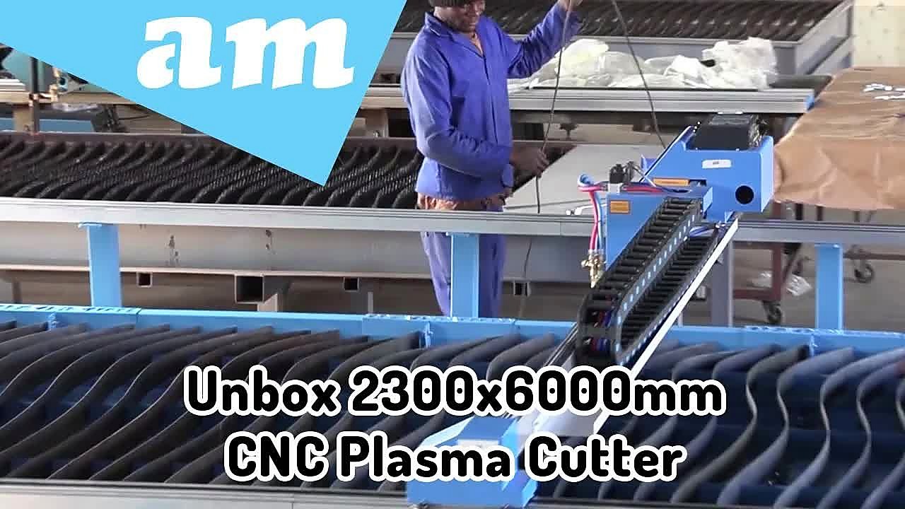 YouTube thumb — 2300x6000 gantry plasma assemble (SKU ask)