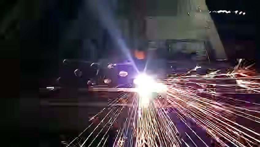 Spark pierce near existing holes in plate (SKU ask)