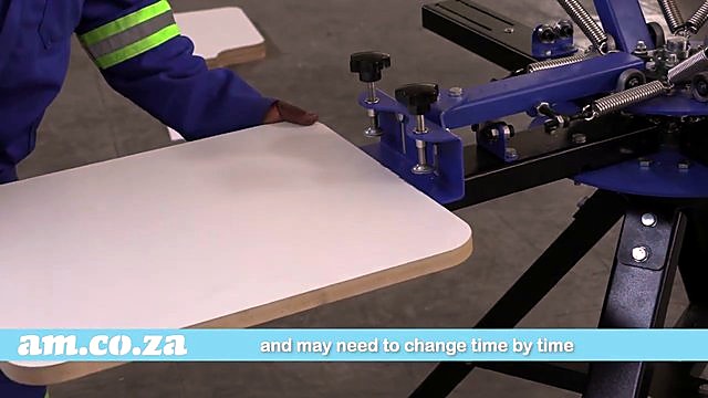 Attaching white platen/station to arm (SKU ask)