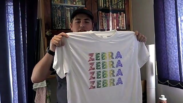 ZEBRA multi-pattern finished shirt hold (SKU ask)