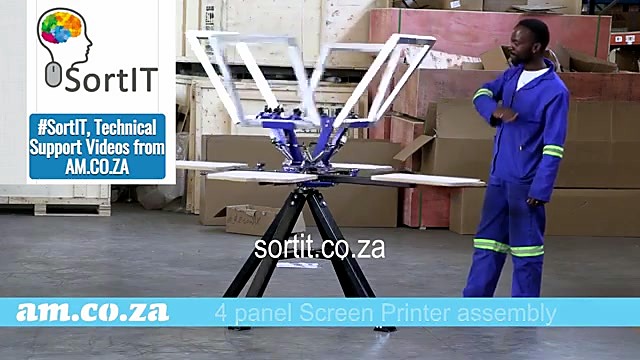 CLEAR 4 panel Screen Printer assembly overlay (SKU ask)