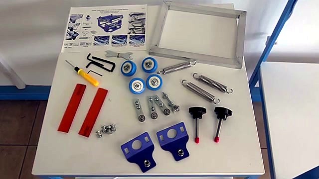 CLEAR Bottle-PRO 80mm parts knolling + screen frame (SKU ask)