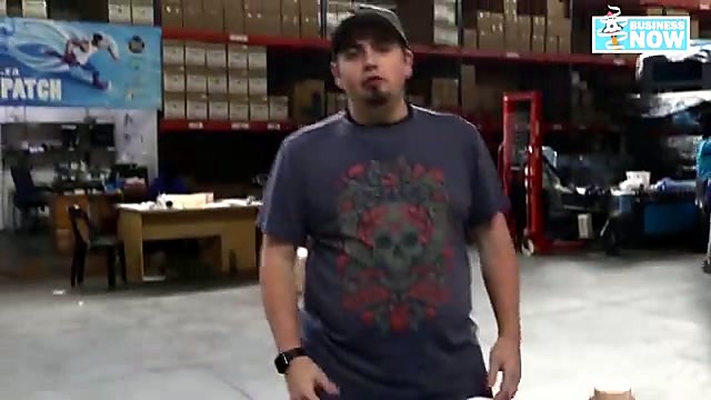 Presenter intro warehouse DESPATCH / Business Now (SKU ask)