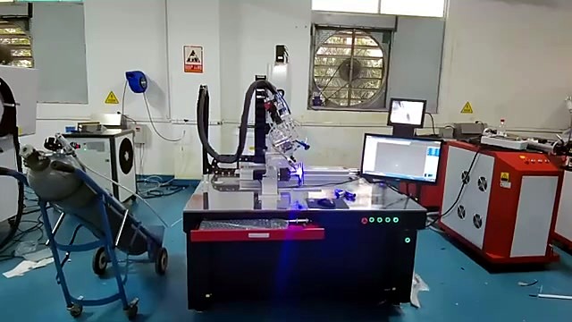CLEAR AccuWeld CNC weld table full station + gas + red source (SKU ask)