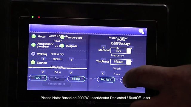 UI note 2000W LaserMaster Dedicated / RustOff (SKU ask)
