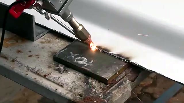 AccuWeld torch spark on steel/corrugated joint (SKU ask)