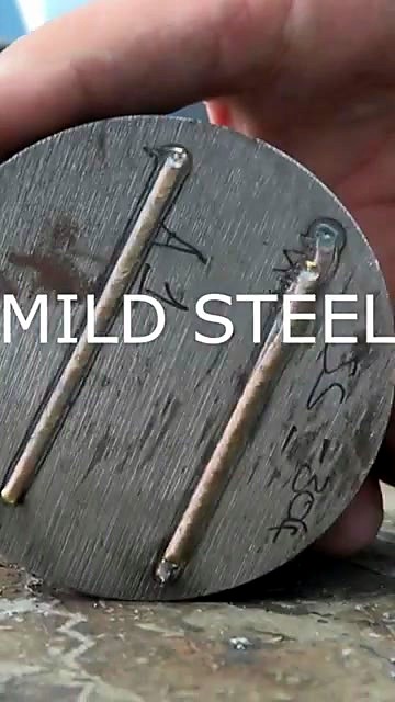 MILD STEEL overlay weld beads disc (SKU ask)