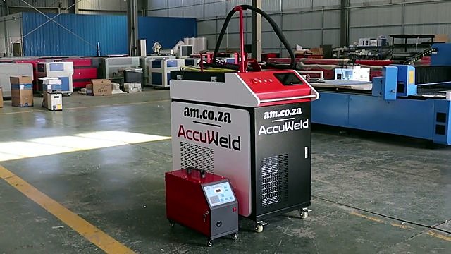 am.co.za AccuWeld cabinet + red floor wire-feeder (SKU ask)