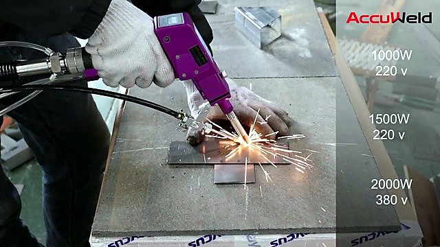 Torch weld sparks; AccuWeld wattage overlay observe-only (SKU ask)