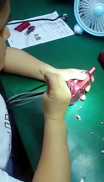 Allen-key service on red Dedicated cleaning torch head (SKU ask)
