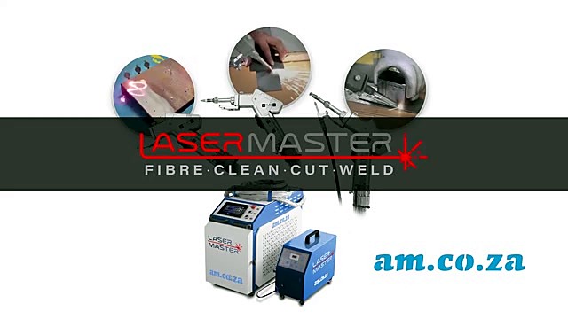 LASERMASTER FIBRE CLEAN·CUT·WELD banner + cabinets (taxonomy)