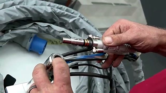 QBH head disassembly showing O-rings (wattage open)