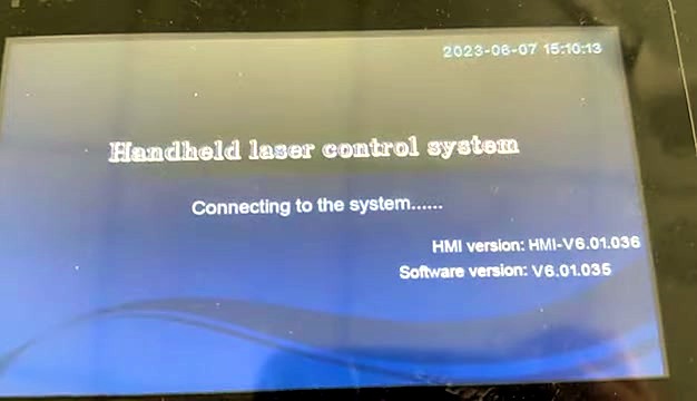 Handheld laser control HMI-V8 splash Connecting (SKU ask)