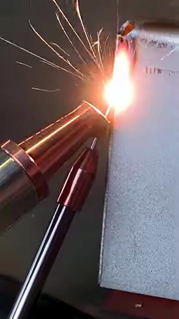 Torch + wire-feed at weld pool (SKU ask)