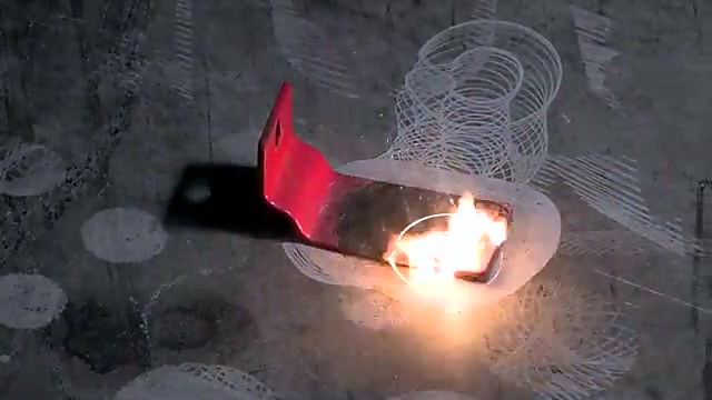 Handheld laser stripping paint on red bracket (SKU ask)