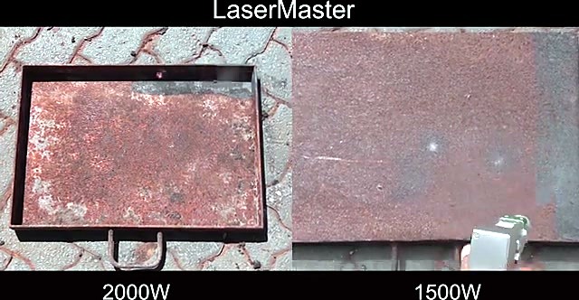 CLEAR LaserMaster 2000W vs 1500W split rust-clean compare (SKU ask)