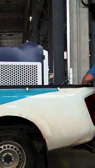 RustOff portable cabinet in bakkie bed warehouse (SKU ask)