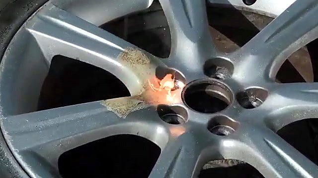 Alloy wheel spoke laser cleaning bright path (SKU ask)
