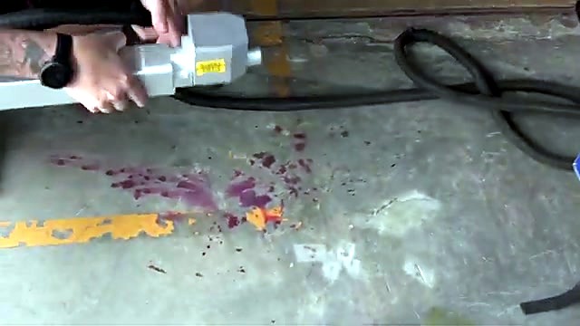 Handheld clean paint/ink on concrete floor (SKU ask)