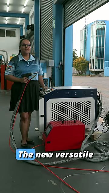 AM.CO.ZA polo presenter with handheld torch (SKU ask)