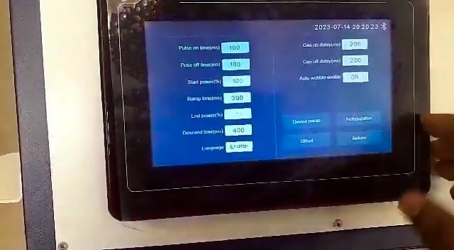 Parameter pulse/ramp page on Versatile HMI (SKU ask)