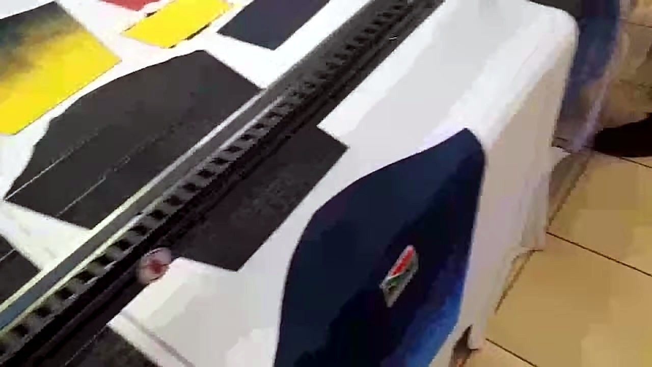 Printed fabric panels on textile laser bed (SKU ask)