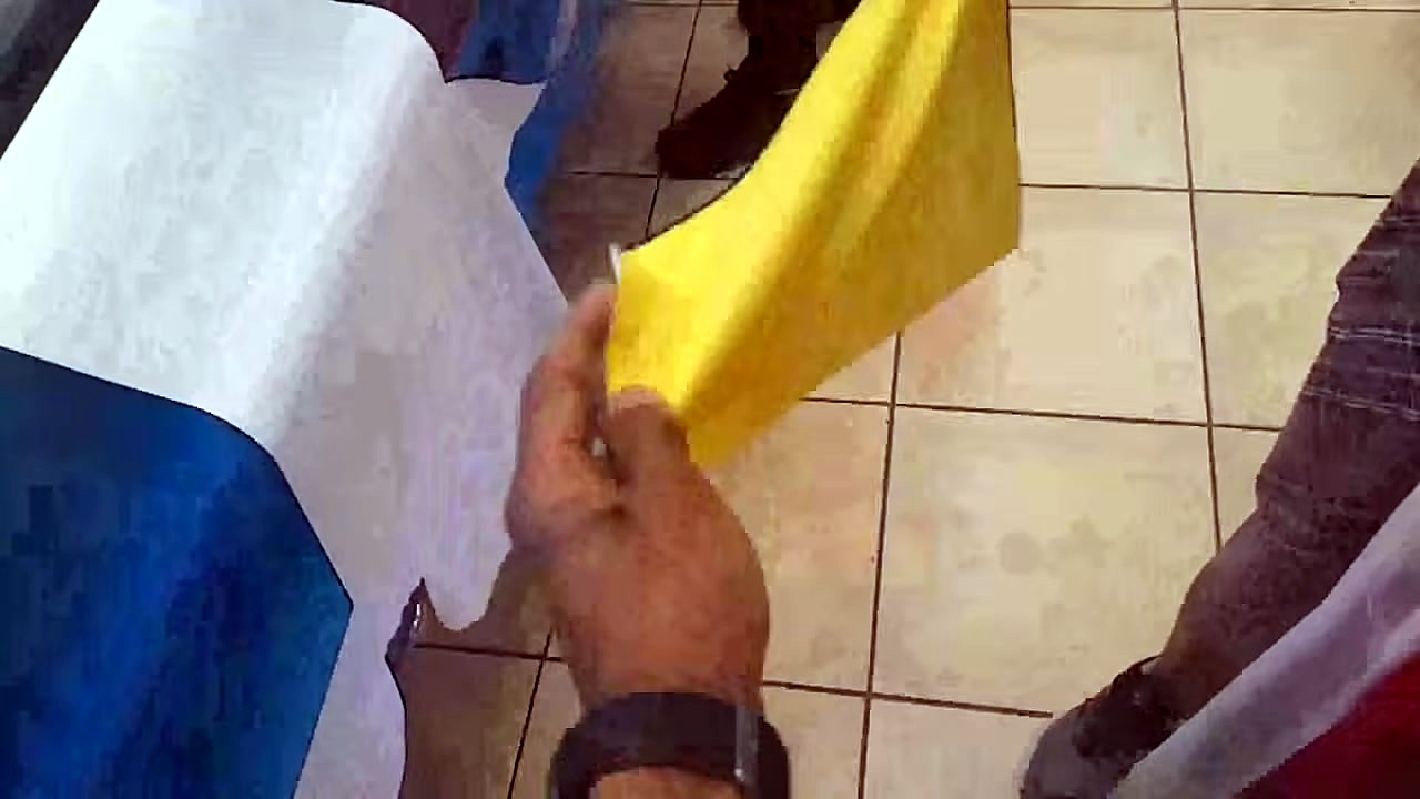 Hand lifting cut fabric piece after laser cut (SKU ask)