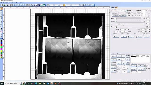CCD/vision software nesting jersey panels (SKU ask)